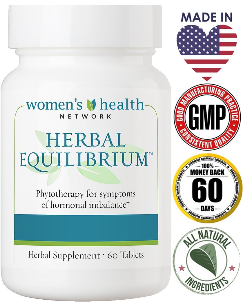 Herbal Equilibrium 60 Tablets Natural Menopause Relief Supplement