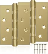 AOLISHENG 4 Inch Stainless Steel Door Hinges 100x75mm Ball Bearing Heavy Duty view 1