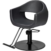 OmySalon Barber Chairs for Barbershop Styling Chair, Salon Chair for Hair Stylist, Heavy Duty Hydraulic Pump, 360&deg;Swivel with Footrest, Hairdressing Home Beauty Spa Equipment