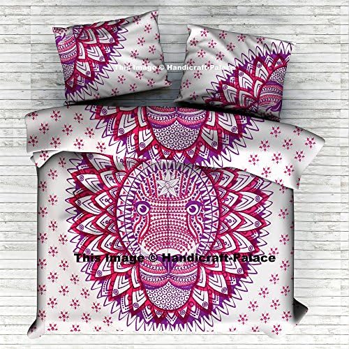 African Bear Indian Duvet Doona Cover Urban Comforter Queen Quilt Cover Set Cotton Handmade By Handicraftspalace