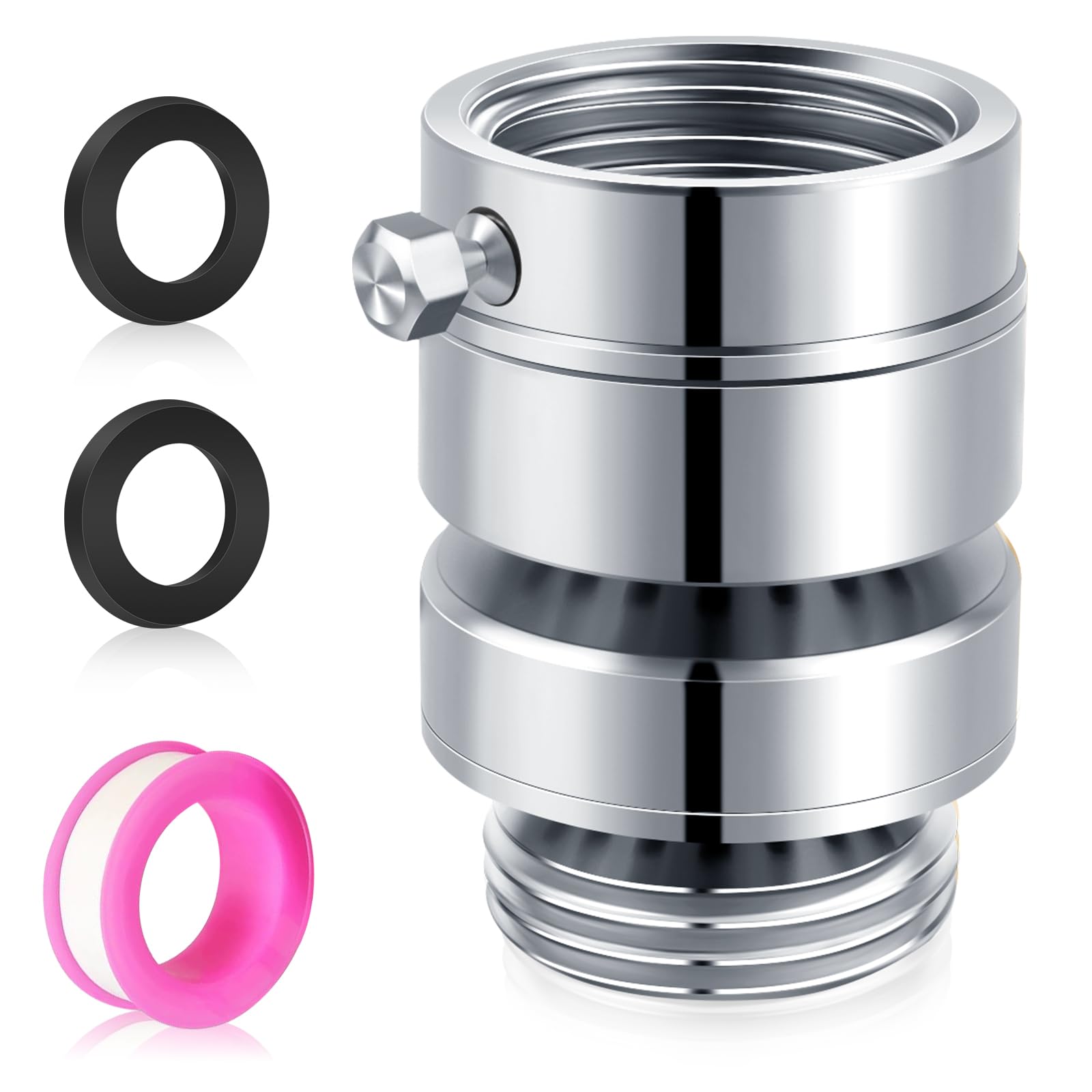 Photo 1 of Boltigen Lead-Free Brass Self-Draining Vacuum Breaker 3/4'' GHT Female x 3/4'' GHT Male Hose Bib Anti Siphon Valve Backflow Preventer Adapter, for Outdoor Garden Faucet Spigot Repair Replacement