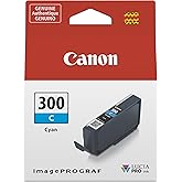 Canon PFI-300 Genuine Cyan Ink Tank, Compatible with ImagePROGRAF PRO-300 Printers