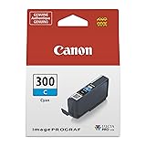 Canon PFI-300 Genuine Cyan Ink Tank, Compatible