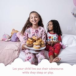 Disney Girls' Princess 3-Piece Loose-Fit Pajamas