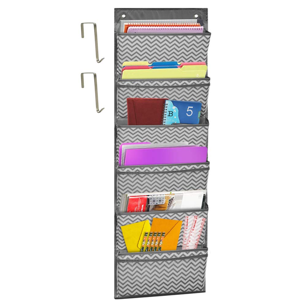 Godery Over the Door hanging File Folders Organizer, Fabric Office
