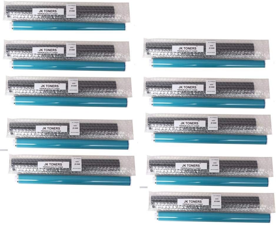 Jk Toners Copier Drum Ir 3570 Imagerunner 2230, 2270, 2830, 2870, 3025, 3025n, 3030, 3035n, 3045, 3045n, 3225, 3230, 3235, 3235i, 3245, 3245i, 3530, 3570, 4570 (Pack of 10) Single Color Toner