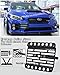 Extreme Online Store EOS License Plate Front Bumper Tow Mount Adapter Relocator Kit - Made for and Compatible with Subaru WRX 15-up 2015 2016 2017 WRX Only