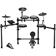 NuX DM-210 All Mesh Head Entry-Level Recordable Digital Drum Kit with Mesh Drum Pads, Independent Kick Drum, Diverse Sound Library, and Coach Function