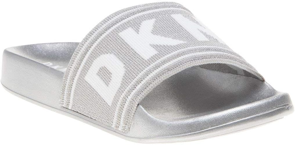 dkny silver sandals