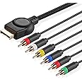 TNP PS3 PS2 Component AV Cable (6 Feet) Premium High Resolution HDTV Component RCA Audio Video Cable for Sony Playstation 3 P