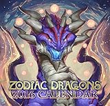 2016 Zodiac Dragons Fantasy Wall Calendar Limited Edition by 