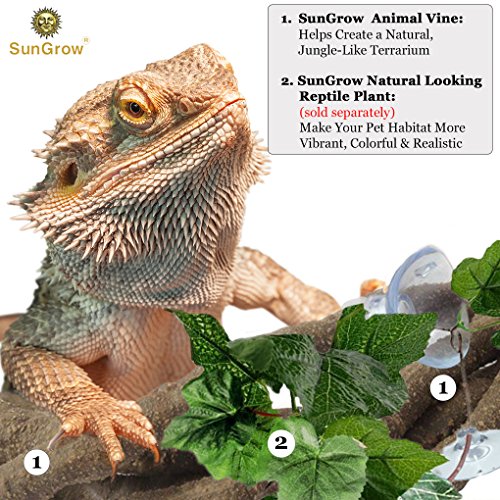 image for SunGrow 6 feet Animal Vine --- Twistable, Bendable Branch - Creates Na