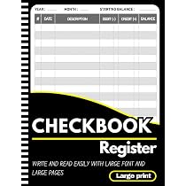 Paper Check Register Large Print Check Register Free - Templates Book ...