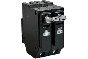 PPYIPC THQL2150 Circuit Breaker，Fit for General Electric，Repalce for THQL 2p 50A Breaker,2 Pole 50 Amp 120/240V 10kA，Plug-in Mount Standard，Thermal Magnetic Protection