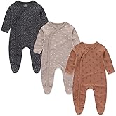 Kiddiezoom Baby Cotton Footed One-Piece Romper Multiple color combinations Jumpsuit Set For Newborn baby Pajamas