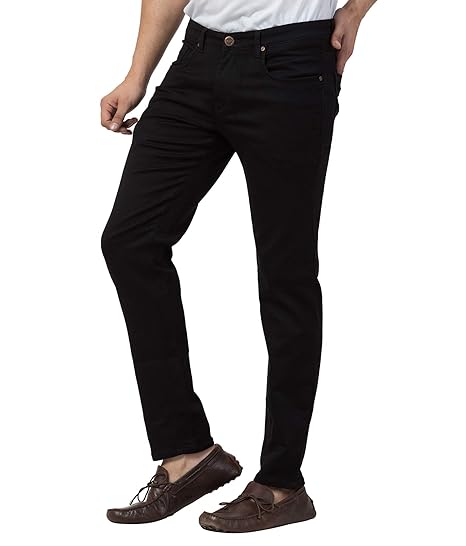 mens black jeans straight