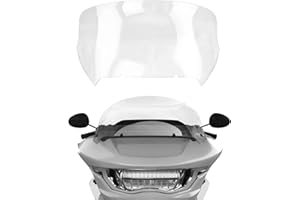 totiancong Clear 12" Wave Windshield Windscreen Compatible for Harley Davidson CVO Road Glide FLHXSE,Road Glide FLHX 2023 2024
