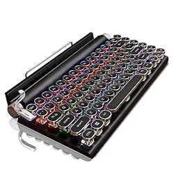 7KEYS Typewriter Keyboard Wireless Retro