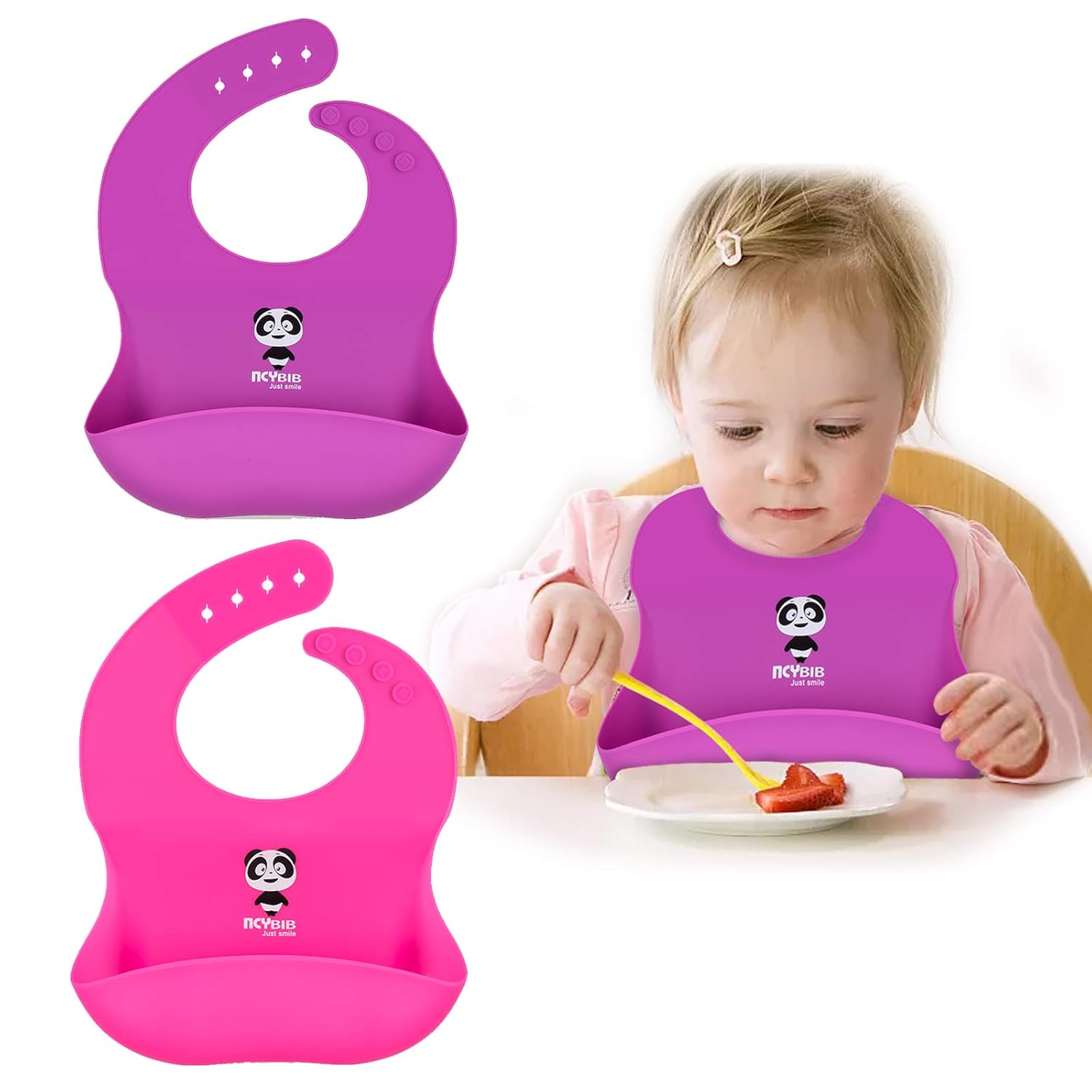 baby food catcher bib