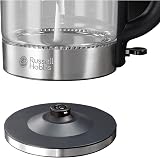 Russell Hobbs Illuminated Electric Wireless Glass Kettle 1.7L 3000W view 3