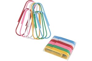 Floopstyle Jumbo Paper Clips,4 Inch Paper Clips Large,30-Pack Paperclips for Paperwork Ideal for Home,School and Office Use,C