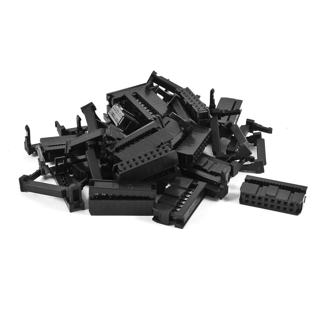 sourcing map 20 Pcs IDC Connector FC-16P 16Pin Female Header 2.54mm Pitch