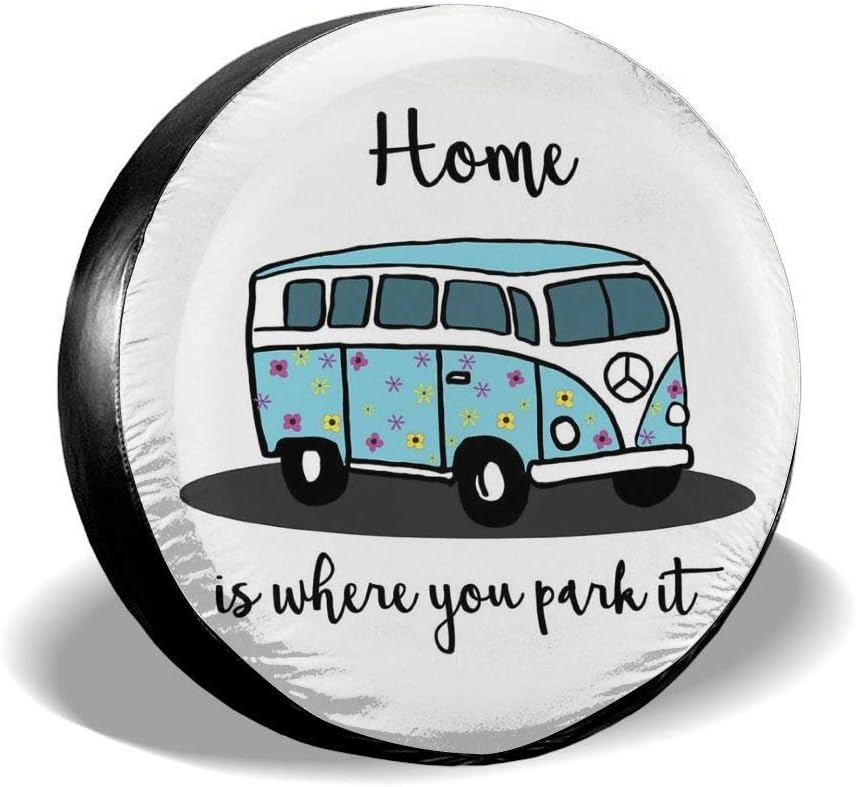 Camper Spare Tire Cover Wheel Tire Cover Fit For Trailer Gklglg Reifen Abdeckung Home Is Where You Park It Reifen Felgen Zubehor