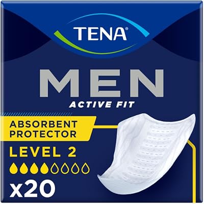TENA Men Level 2 6x20 St. Absorbent Guards for Men