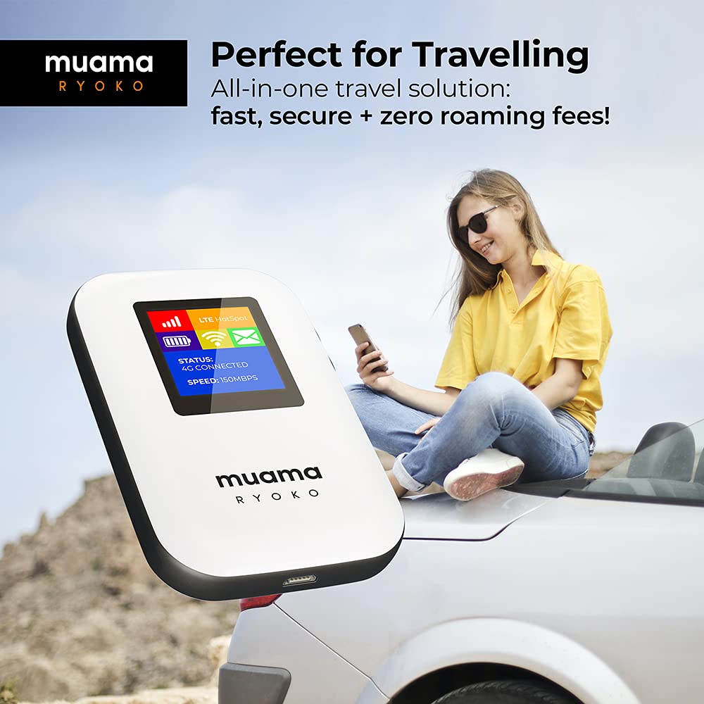 Ryoko Mobile Wifi Portable Hotspot 500mb Data 4g Lte Reviews Ryoko MUAMA Mobile WiFi Portable Hotspot With 500MB Data 4G LTE WiFi
