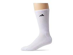 adidas Men's Athletic 6-Pack, Cushioned Crew Socks