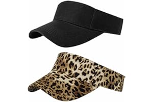 AZJ Sun Visor Hats for Women Men Adjustable UV Protection Outdoor Sports Golf Running Sun Caps