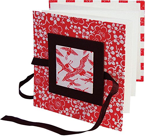 Arnold Grummer Square Zig-Zag Book, 4-1/2 x 4-1/2 Inches, Pack of 12