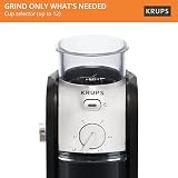 KRUPS Expert Burr Automatic Coffee Grinder GVX231 Black Silver view 2