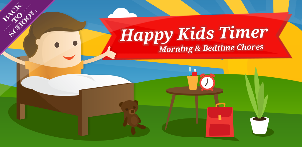 Happy Kids Timer Chores Morning & Evening Routines 2021 Best Back to School Visual Countdown