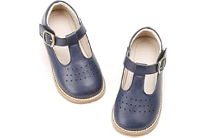 Kiderence Toddler Little Girls Mary Jane Dress Shoes School Oxford for Flats