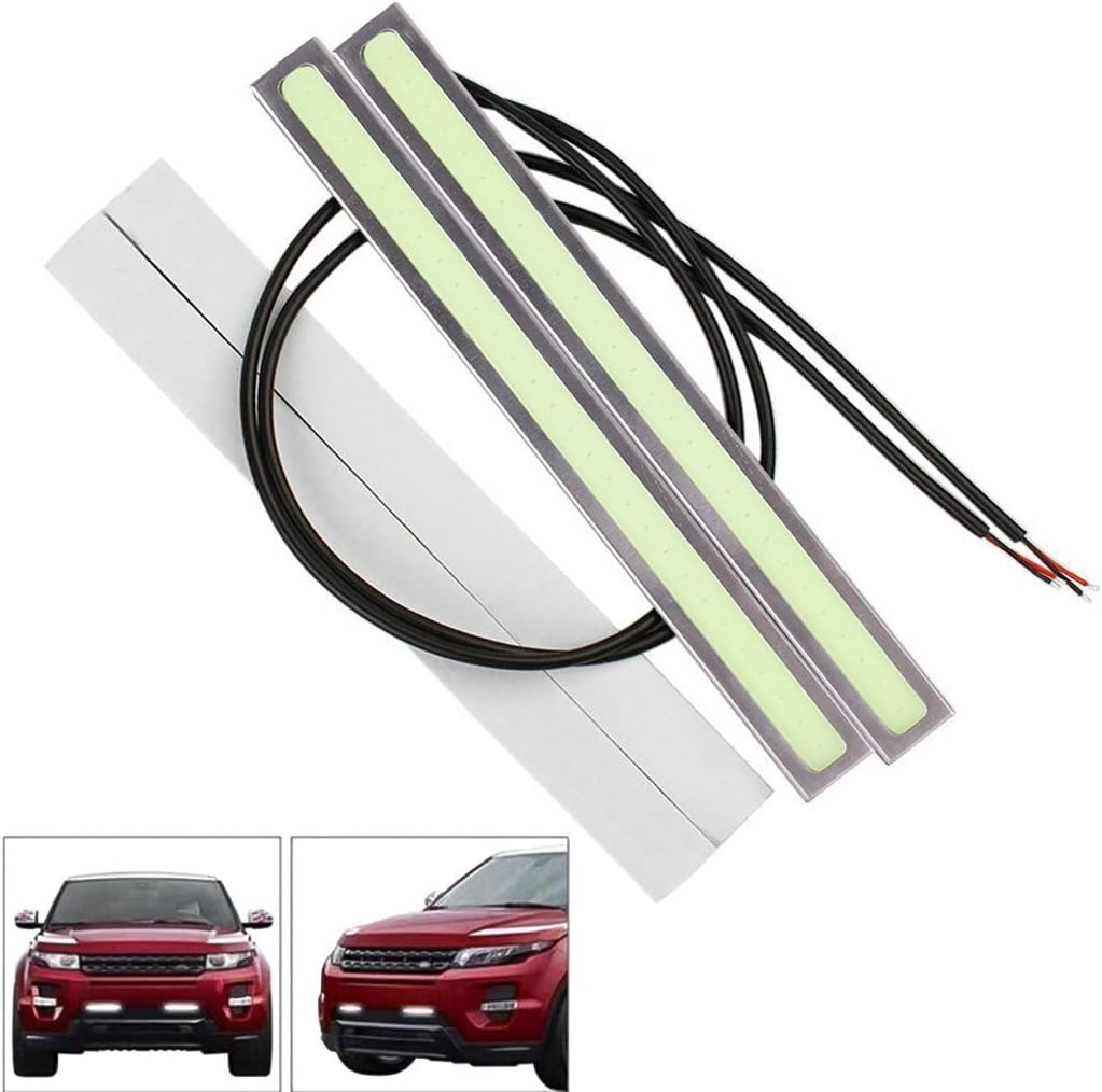 Icblue Amon Tech 6Pcs Waterproof Car COB LED Lights 12V Car Daytime Running Lights Lamp LED