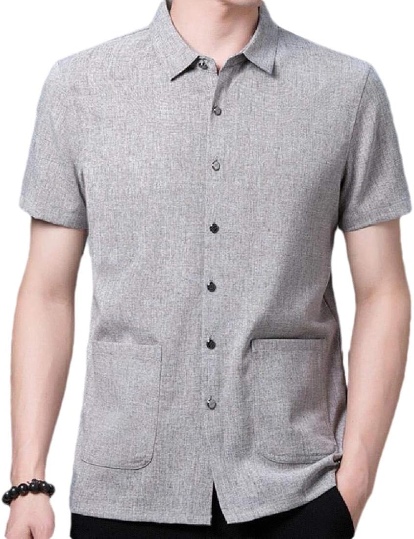 men's button down linen shirts