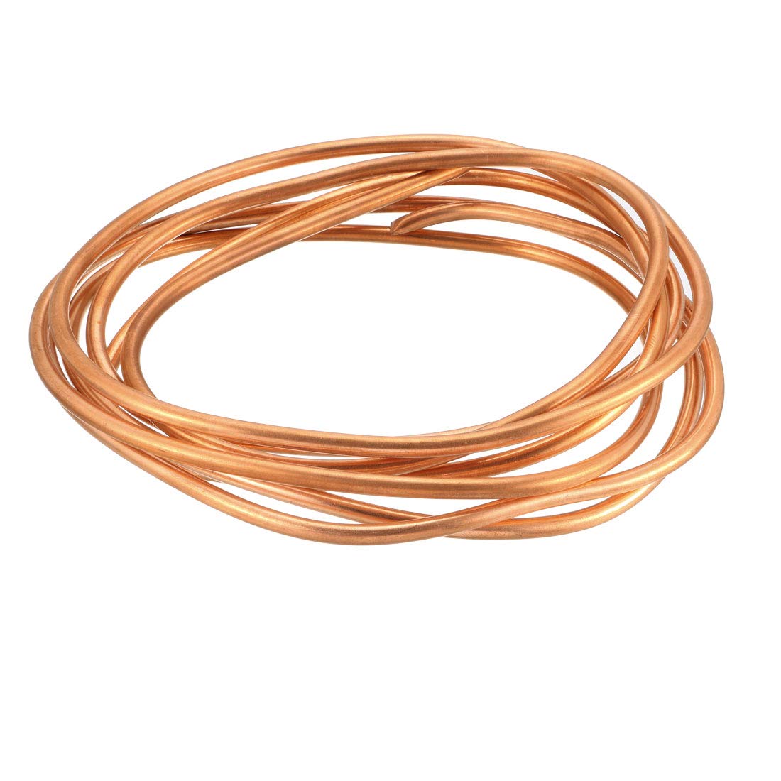 sourcing map Refrigeration Tubing, 13/64" OD x 5/32" ID x 9.8 Ft Soft Coil Copper Tubing