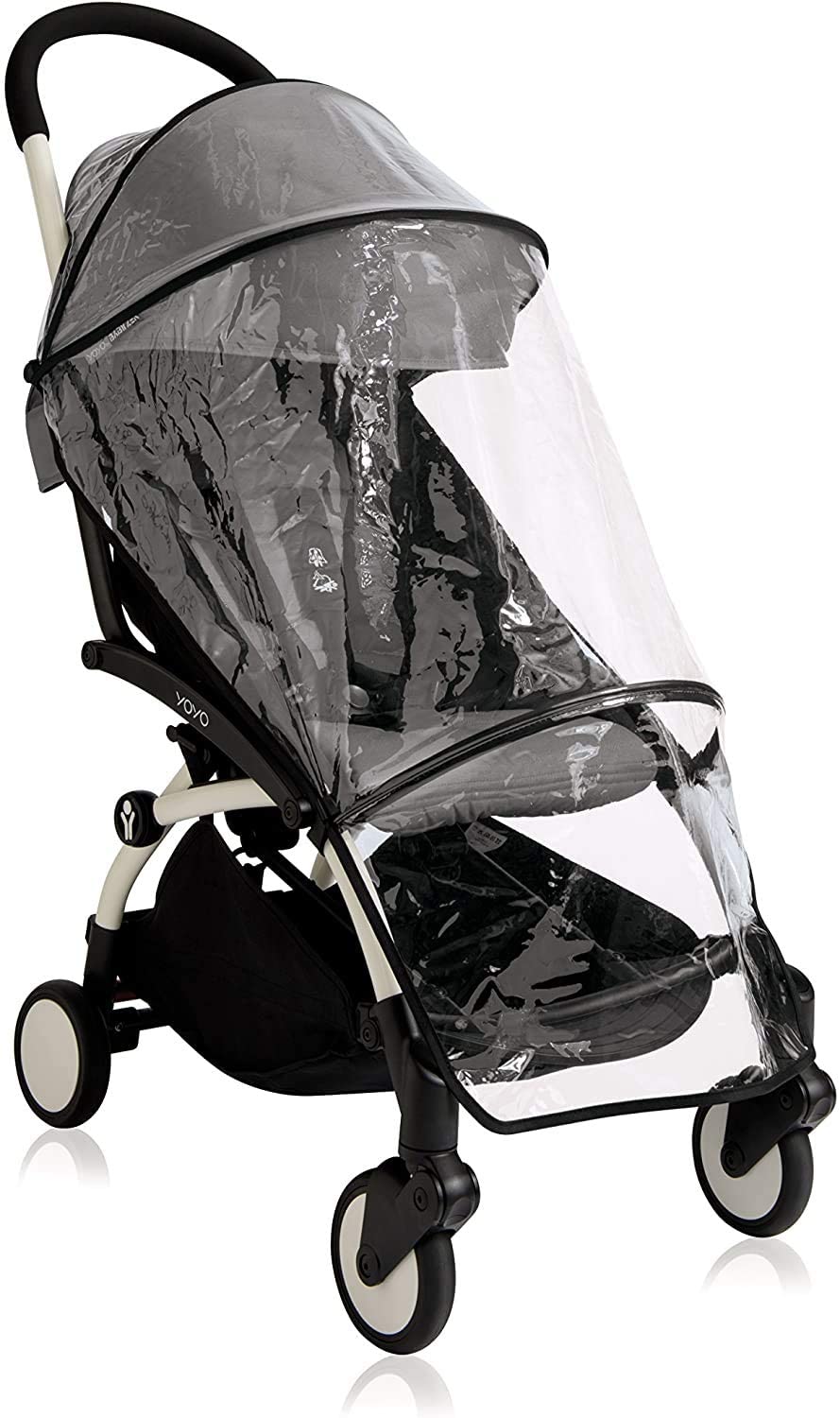 1Stopbabystore Universal Raincover for Babyzen Yoyo & Yoyo+, 6M+ Seat, Transparent, PVC, Water Resistant