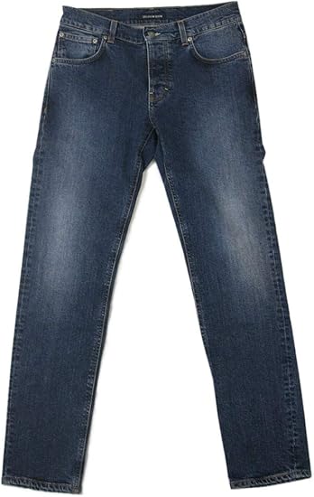 Amazon Poetica ポエティカ メンズ ボタンフライ レギュラー スリム デニム ジーンズ ストレッチ イタリアブランド カジュアル Regular Slim Seq Po499 32 46 ジーンズ 通販