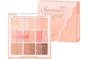 dasique Shadow Palette #23 Summer Coral l Vegan, Cruelty-Free l 18 Blendable Shades in Smooth Matte and Shimmer Finishes with Gorgeous Pearls