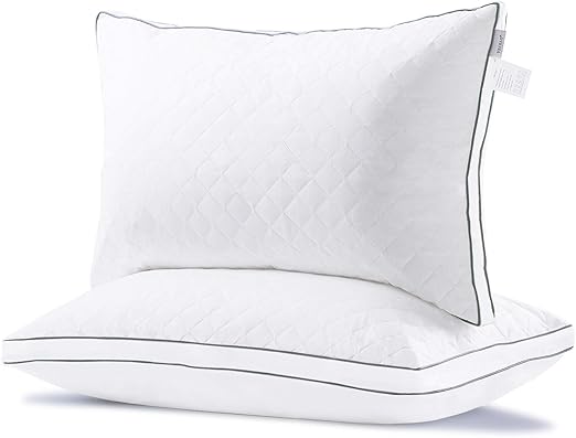 Amazon Com Vecelo Hotel Bed Pillows For Sleeping 2 Pack 100