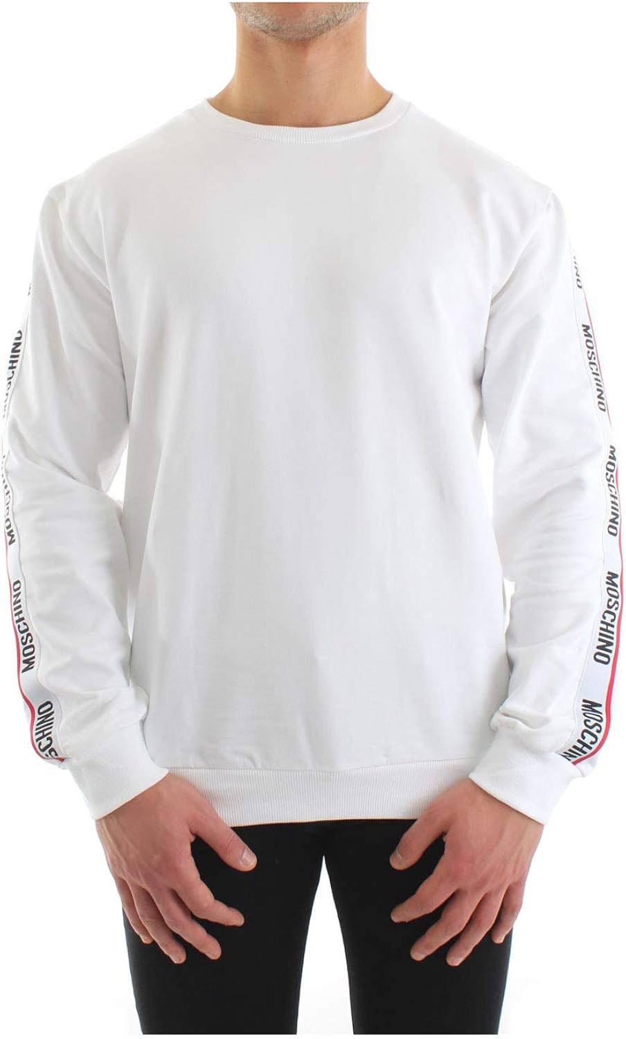 moschino white sweatshirt