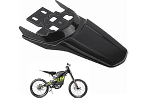 WOODNIU RACEIN Rear Fender Tail Guard for Surron Light Bee X S and Segway X160 X260,Dirt Bike Mud Protector,Short Back Mudguard Sur-Ron Parts Accessories,Black,Not for Talaria