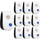 Ultrasonic Pest Repellent-10 Packs, Pest Control Insect Repeller for Bugs, Mouse, Mosquito, Roach, Rodent, Spider, Family Friendly Pest Control for Home Office Kitchen