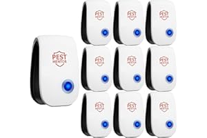 Pest Repeller-10 Packs, Pest Control Insect Repeller for Bugs, Mosquito, Roach, Rodent, Spider, Family Friendly Pest Control 