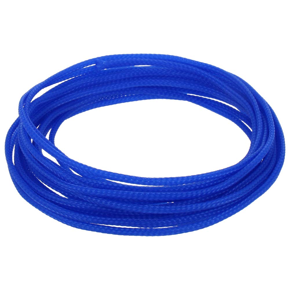 Othmro 1Pc Cable Tidy Sleeve, 5m Cable Protector, Desk Cable Management Cable Organizers Wire Tidy for TV/PC USB Cable, Pet Cable Protector, Blue (Width: 3mm)