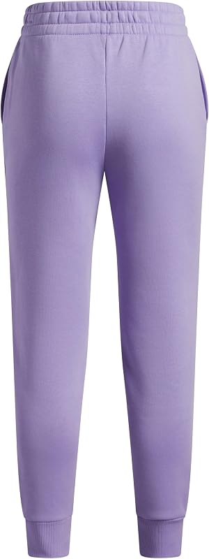 Niña Rival Fleece Jogger, Pantalón Largo Deportivo de Forro Polar de Mezcla de algodón ultrasuave, Pantalones de chándal Ligeros con Pernera cónica y bolsillosTransparent / / White,YMD