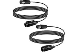 Vrllinking Controller Extension Cable 5.9FT, Compatible with Nintendo Wii/Wii U Systems, Durable NGC Accessories Cord for Seamless Gaming (2-Pack)