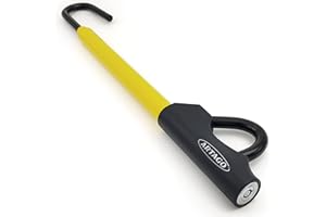 Artago 871A/B Steering Wheel Brake Pedal Lock, Yellow, Key Lock, Made in Europe, High Security, Adjustable Length, Easy Hook System